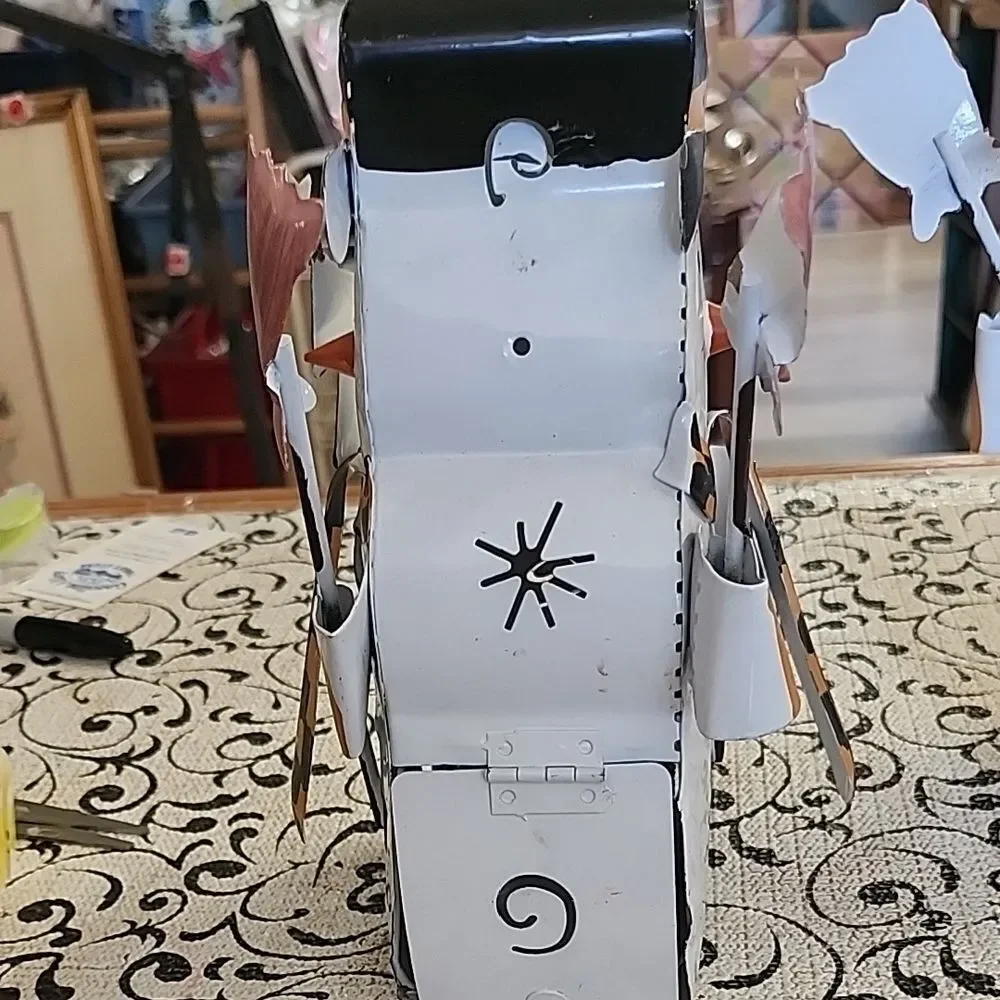 Festive Snowman  Candleholders with Tree Accents